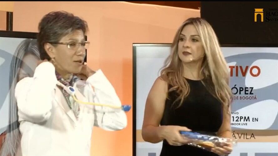 Claudia López. Foto: La WCon Vicky Dávila