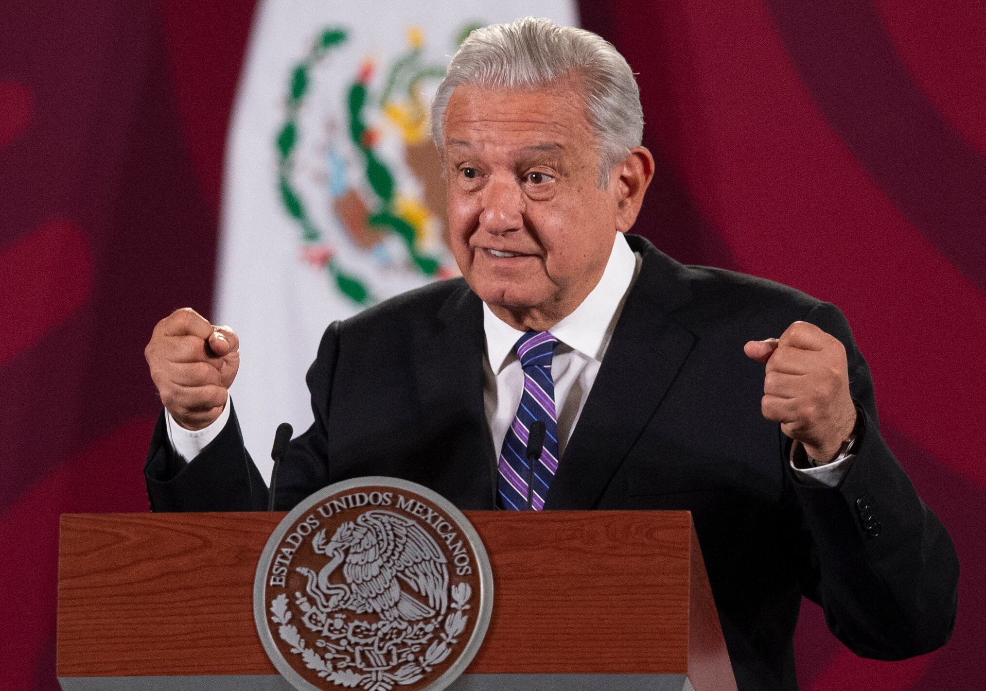 Andrés Manuel Lopez Obrador, presidente de México. (Photo by CLAUDIO CRUZ / AFP) (Photo by CLAUDIO CRUZ/AFP via Getty Images)