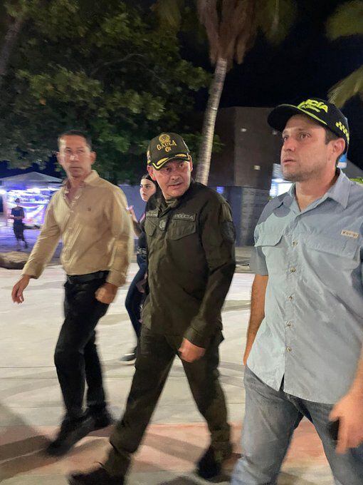 Director Nacional del Gaula. Foto: Alcaldía de Santa Marta.