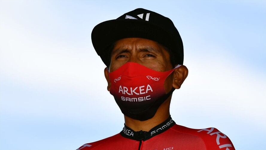 El ciclista dio un parte de tranquilidad a sus seguidores y dijo que se hizo la prueba de COVID, la cual salió negativa. . Foto: Getty Images