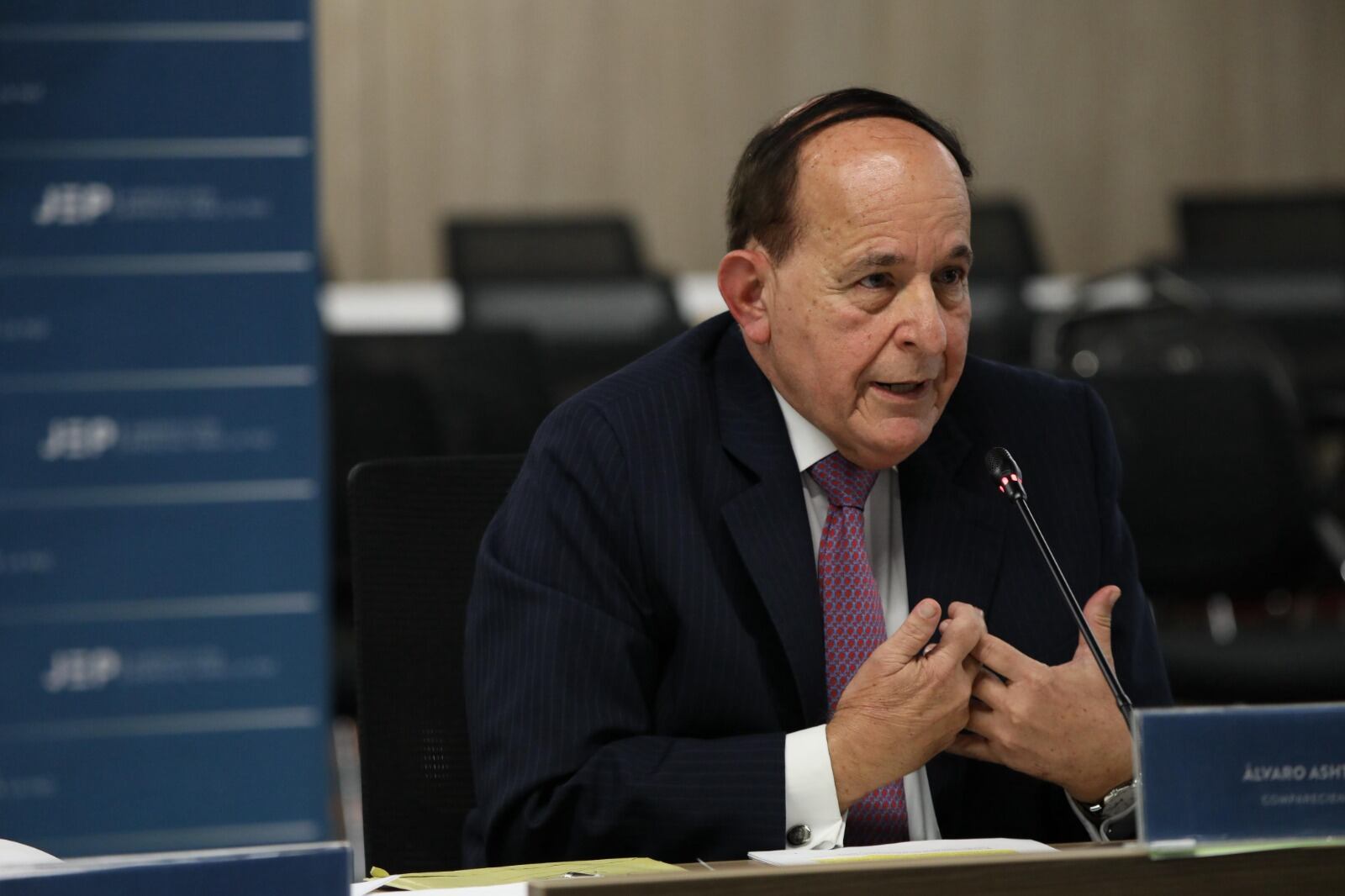 Excongresista Álvaro Ashton se expone a que lo expulsen de la justicia transicional. Foto cortesía Juan Camilo Velandia | JEP