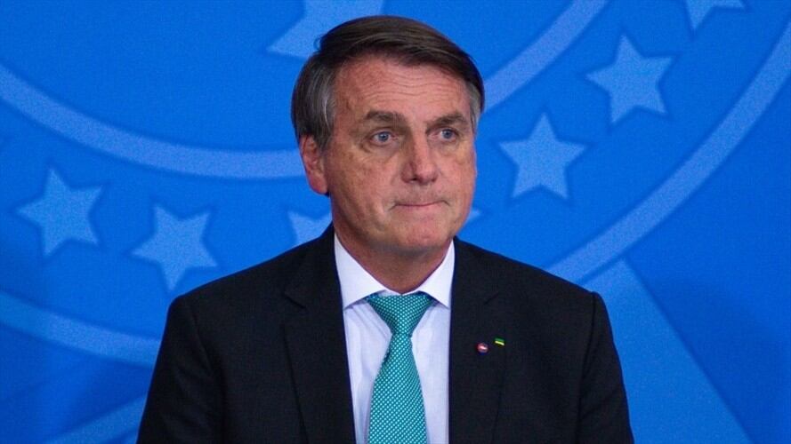 Jair Bolsonaro, presidente de Brasil, en el National Day For The Struggle Of People With Disabilities. Foto: Getty Images/Andressa Anholete