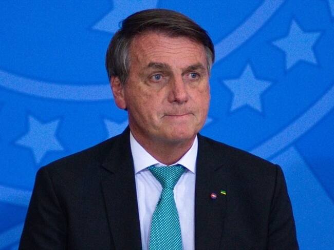 Jair Bolsonaro, presidente de Brasil, en el National Day For The Struggle Of People With Disabilities. Foto: Getty Images/Andressa Anholete