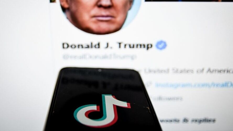 Donald Trump aplazó 75 días la aplicación de la ley TikTok. Foto: Getty Images.