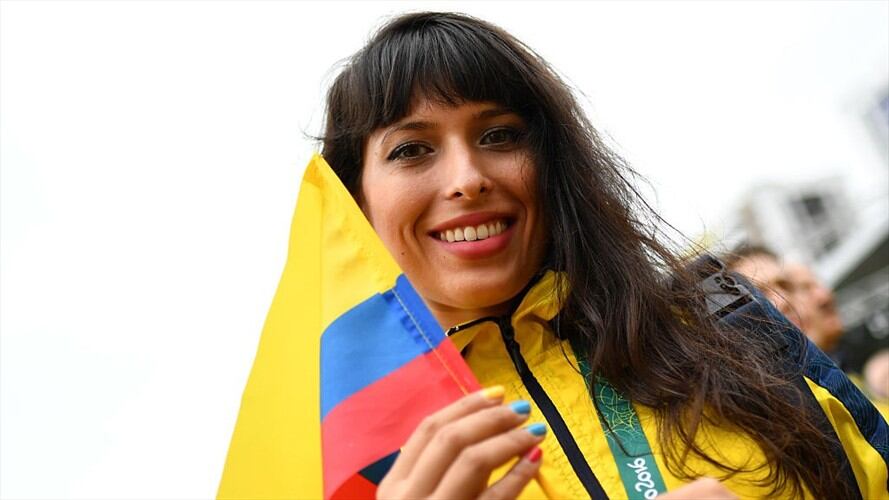 Saskia Loretta van Erven García, esgrimista colombiana. Foto: Colprensa - Filiberto Rojas Ferro