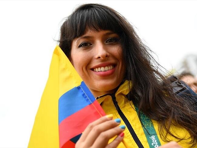 Saskia Loretta van Erven García, esgrimista colombiana. Foto: Colprensa - Filiberto Rojas Ferro