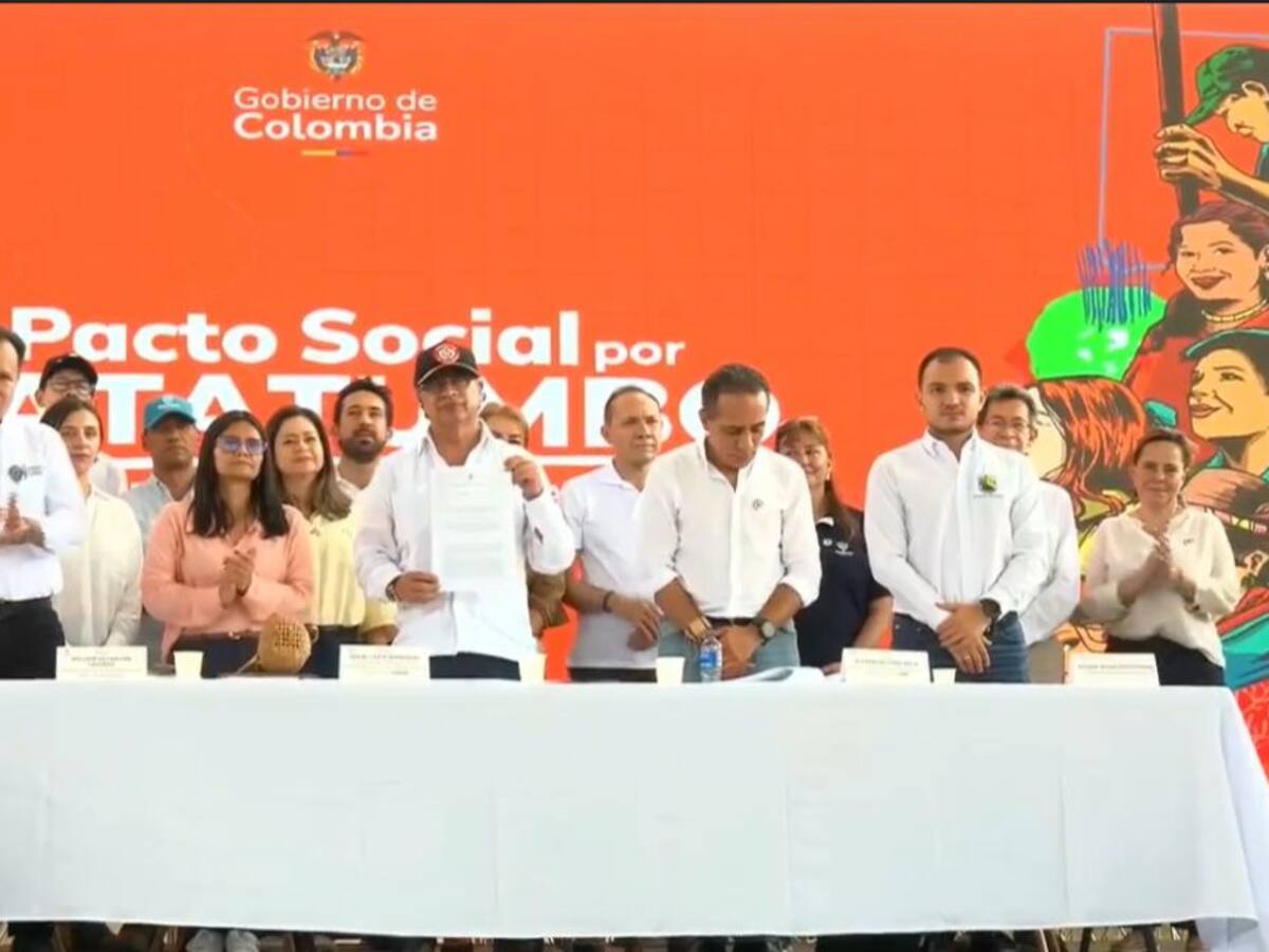El Gobierno Nacional lanzó en Tibú el Pacto Social por el Catatumbo