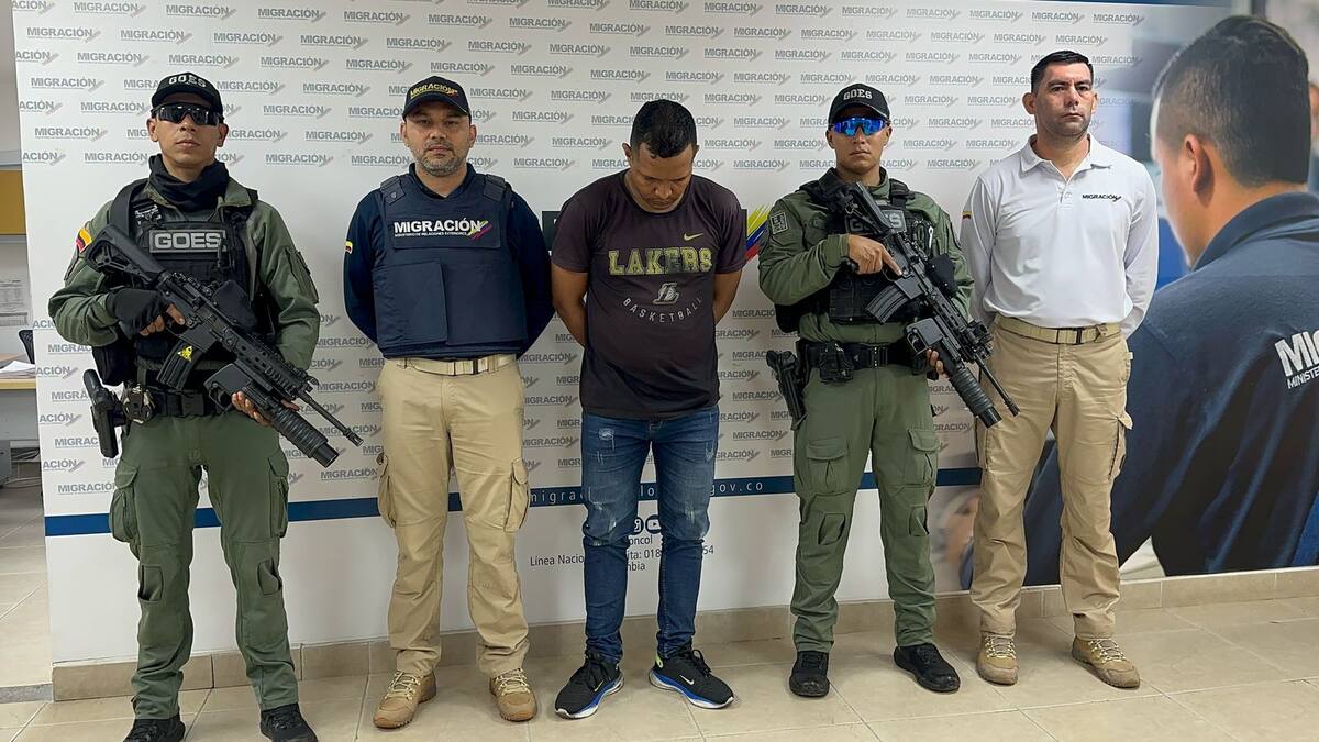 Alias ‘Negro’, quien lideraba el Tren de Aragua en Perú, fue capturado en Bucaramanga