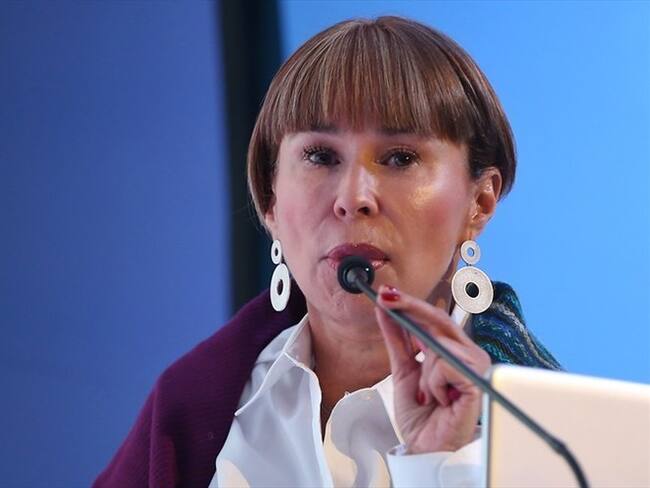 Fuentes le confirmaron a La W que Alicia Arango renunció al Ministerio del Interior. Foto: Colprensa / ÁLVARO TAVERA