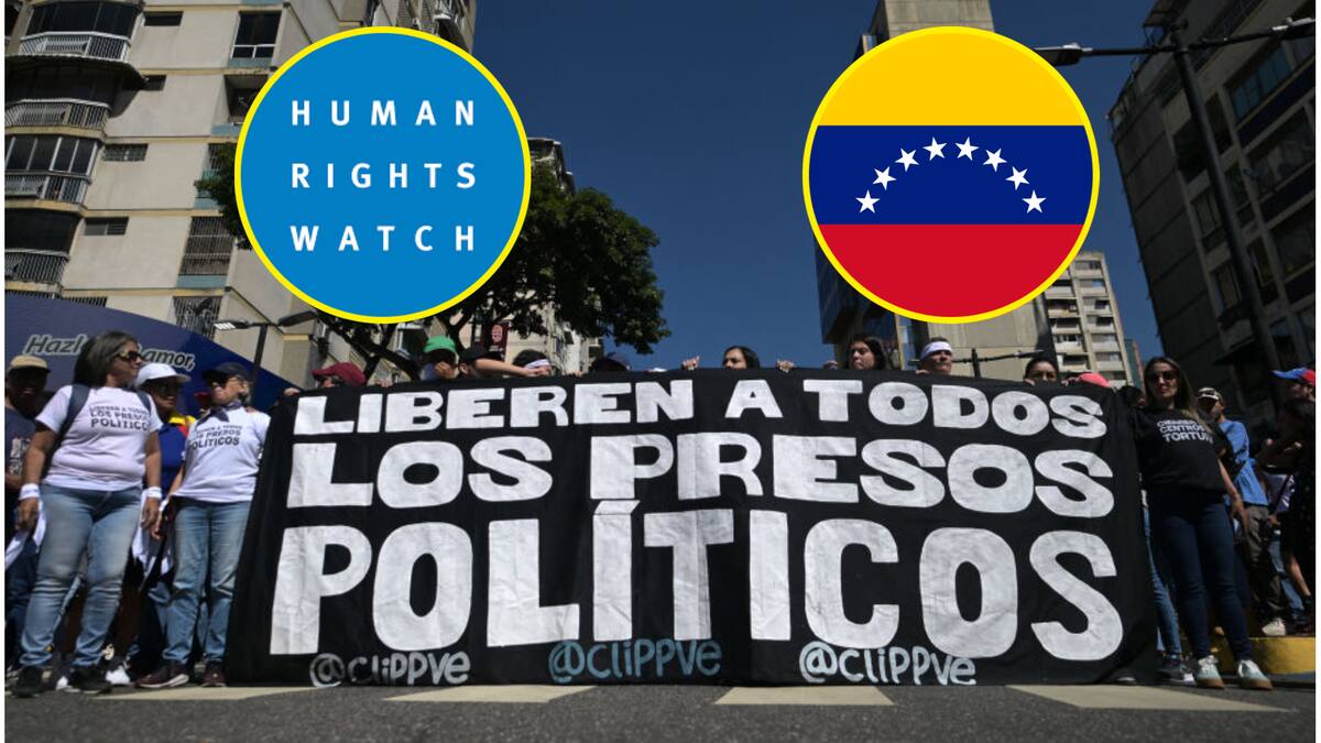 HRW denunció el “aislamiento” de los presos políticos ante la “brutal represión” en Venezuela