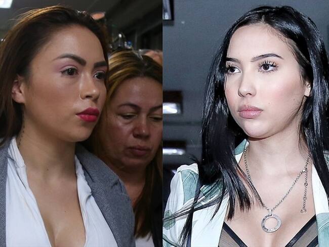 Daneidy Barrera, conocida como Epa Colombia, y Aida Victoria Merlano. Foto: Colprensa - Álvaro Tavera / Colprensa - Camila Díaz