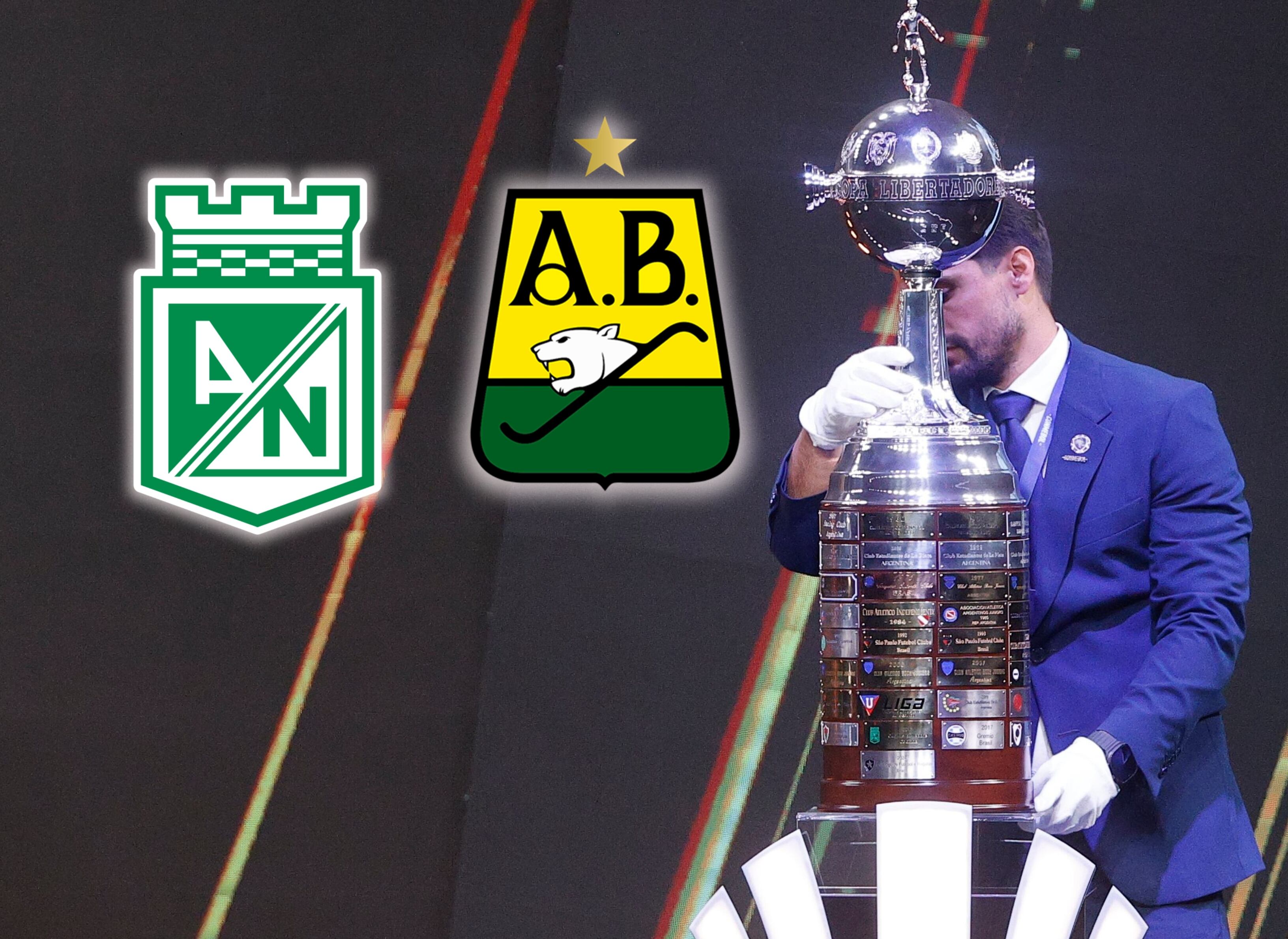 Trofeo de la Copa Libertadores en el sorteo de la fase de grupos. FOTO: EFE/ Juan Pablo Pino