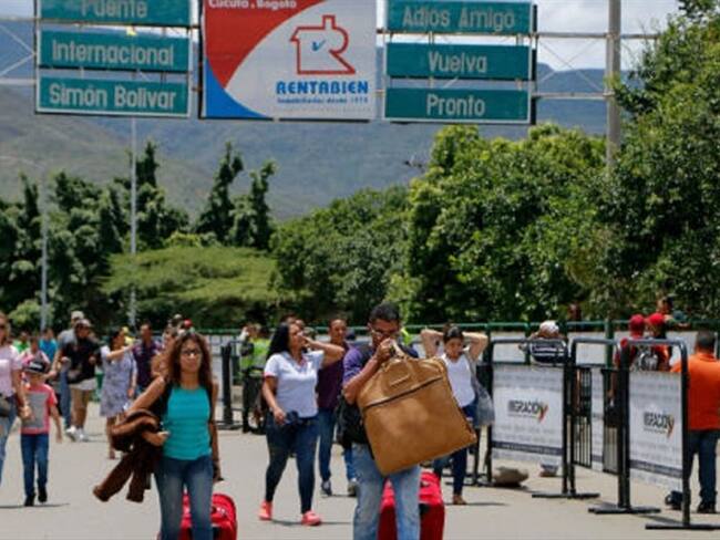 Migración venezolana . Foto: Colprensa