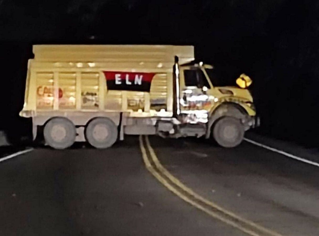 Norte de Santander incomunicado en materia vial por acciones del ELN- Cortesía 