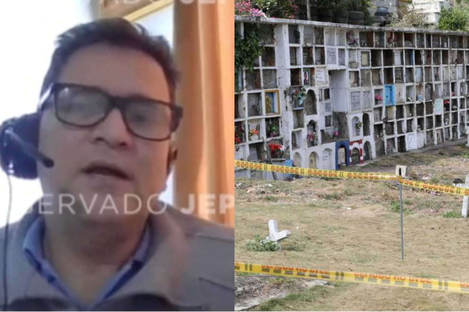 Coronel Efraín Prada y cementerio de Dabeiba.