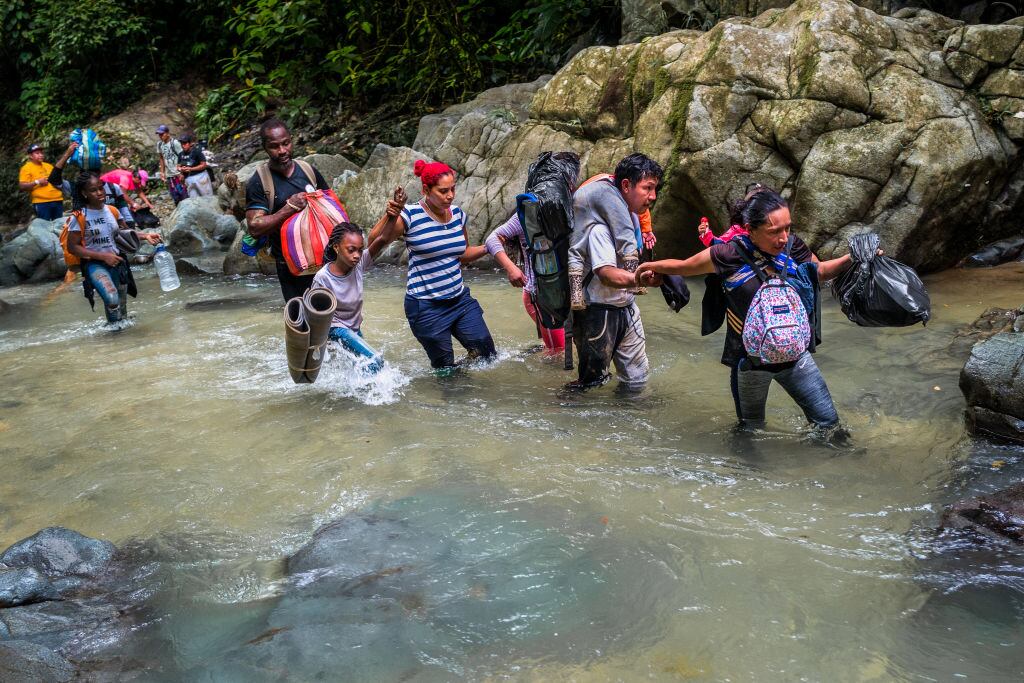 Migración selva Darién, referencia. (Foto: Jan Sochor/Getty Images)