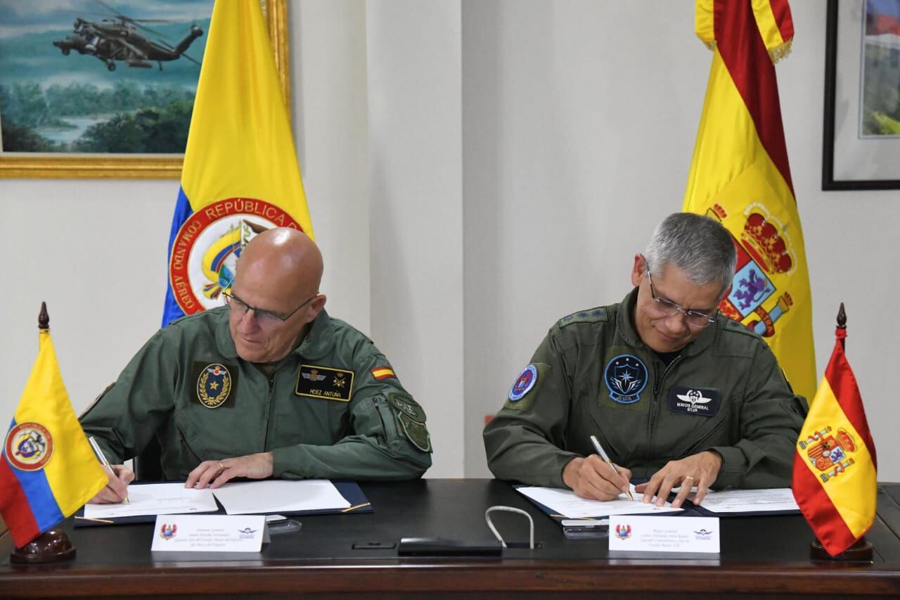 Fuerza Aeroespacial Colombiana cooperará con España. Foto: Fuerza Aeroespacial Colombiana