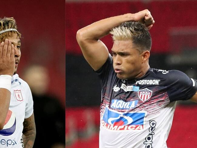 Duván Vergara yTeófilo Gutiérrez limaron las asperezas con una foto juntos. Foto: Getty Images: Liamara Polli-Pool - Sergio Moraes-Pool