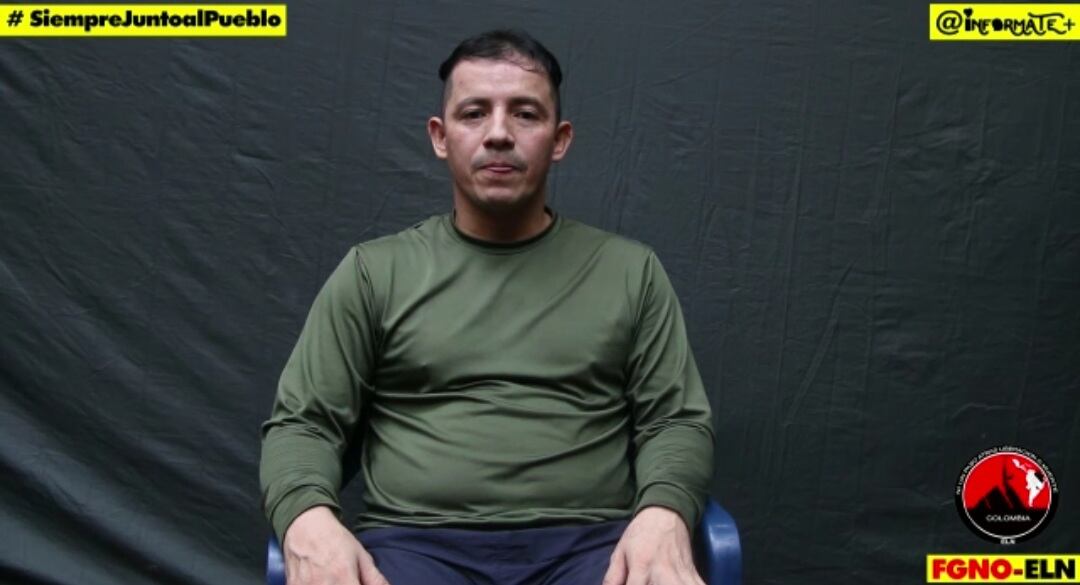 ELN entregó prueba de supervivencia del soldado secuestrado en el Catatumbo. Foto: video ELN