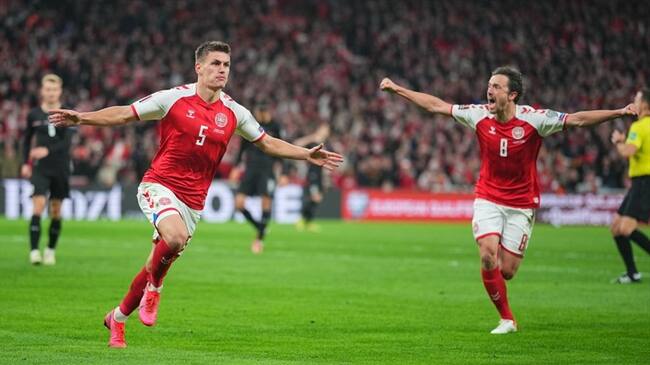 Selección de Dinamarca. Foto: Getty Images / Dinamarca se clasifica al Mundial de Catar 2022