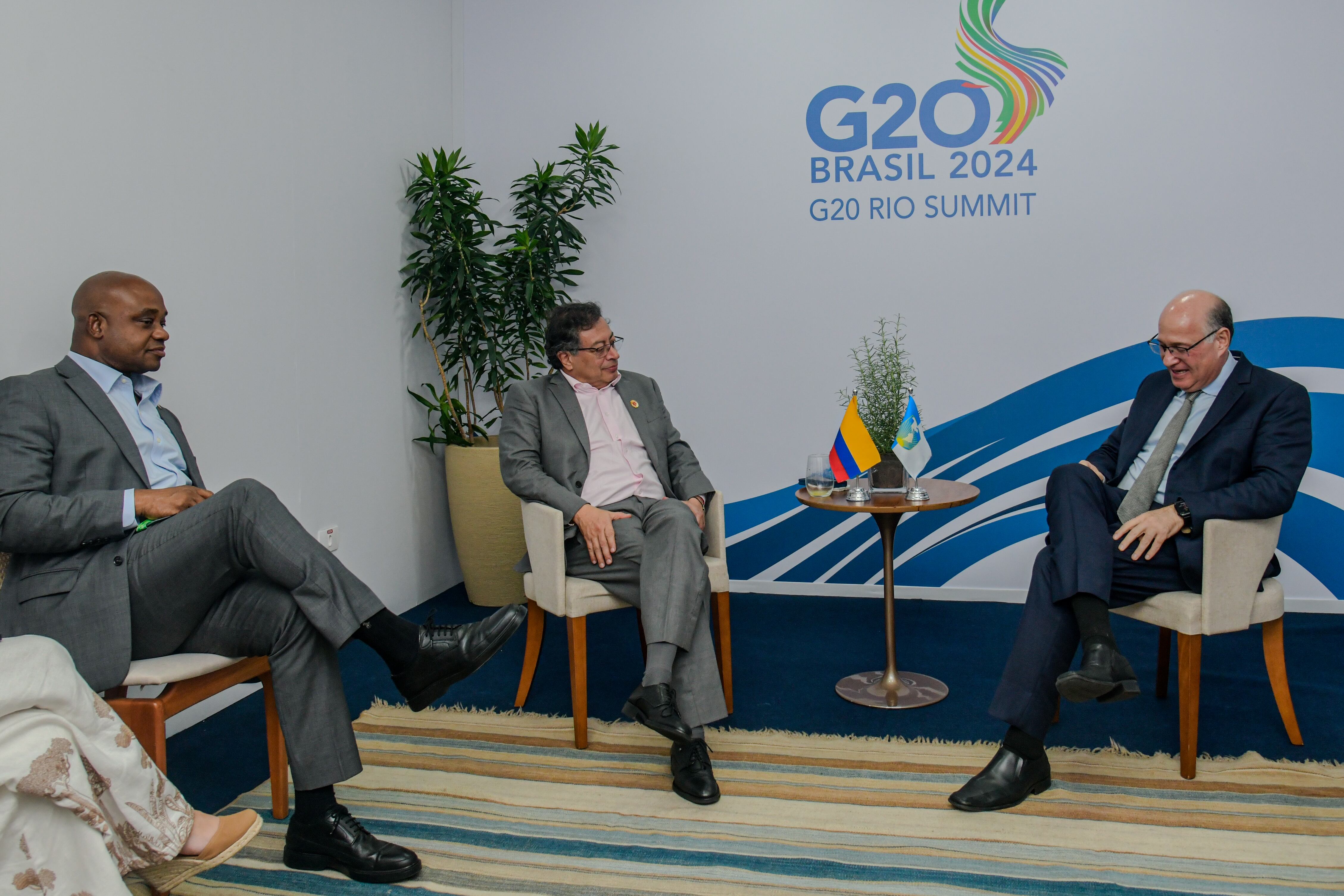 Colombia busca en Washington financiamiento internacional para transición energética. Foto: Presidencia.