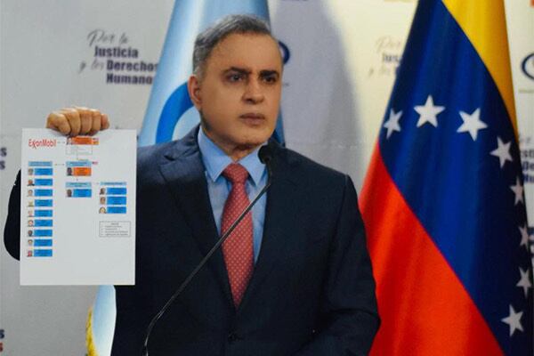 Fiscal General de Venezuela Tarek William Saab anuncia órdenes de aprehensión contra opositores. Foto: Ministerio Público.