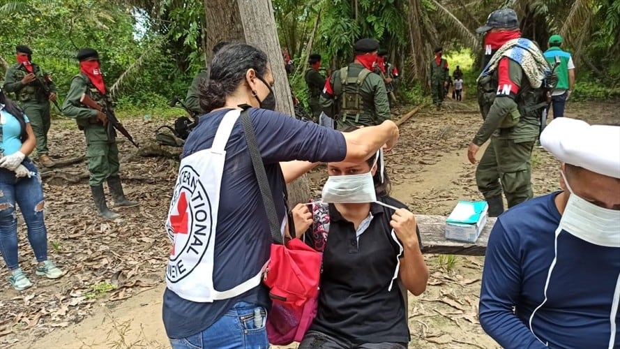 ELN liberó a tres civiles en Catatumbo. Foto: CICR