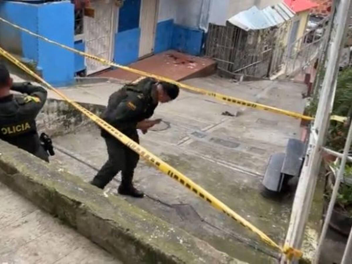 Explosión de granada en el norte de Bucaramanga dejó 4 personas heridas