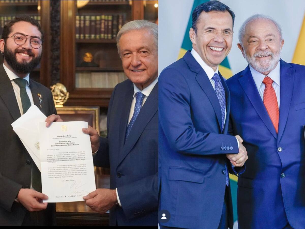 Embajadores de Colombia en Brasil y México presentaron cartas credenciales