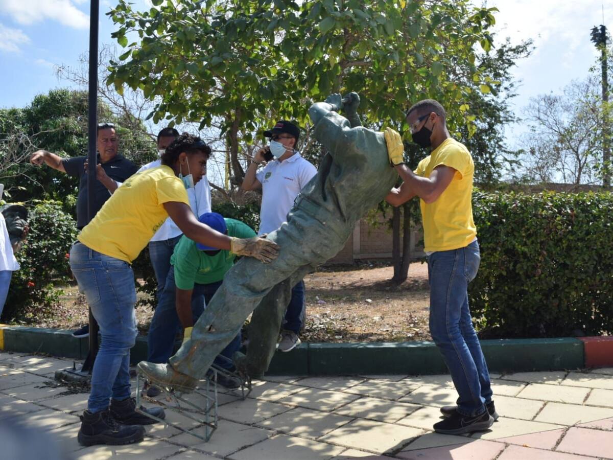 Escuela Taller Cartagena restaurará y reinstalará estatua del beisbolista Abel Leal