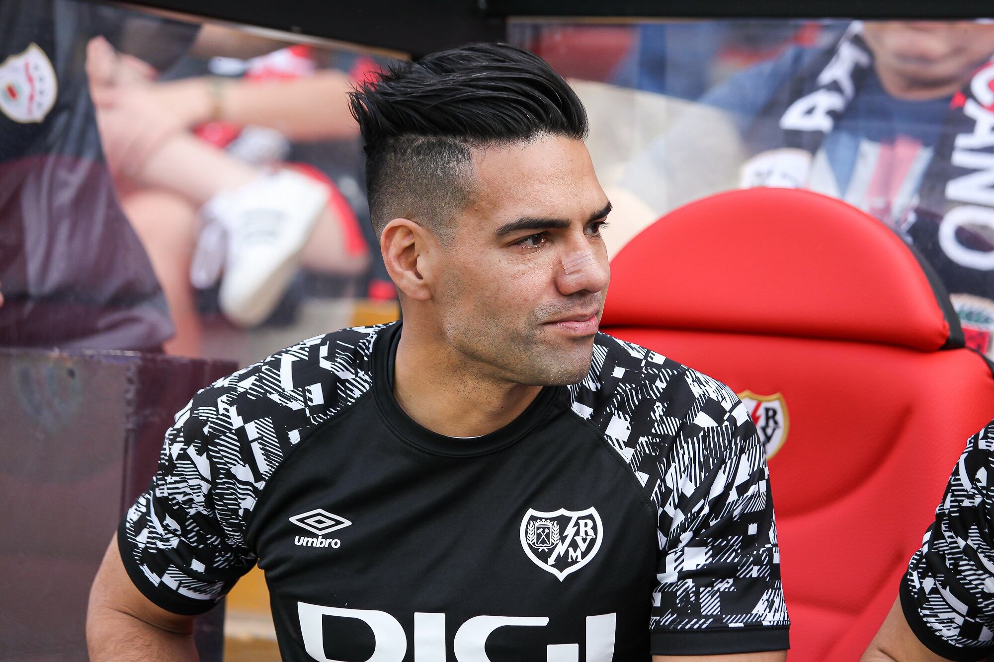 Radamel Falcao García en el Rayo Vallecano (Photo By Irina R. Hipolito/Europa Press via Getty Images)