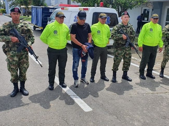 Capturan a uno de los narcotraficantes más buscados en Cauca . Foto: Ejército