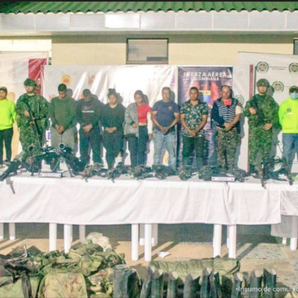 A la cárcel ocho presuntos disidentes de las Farc que delinquían en el sur del Tolima