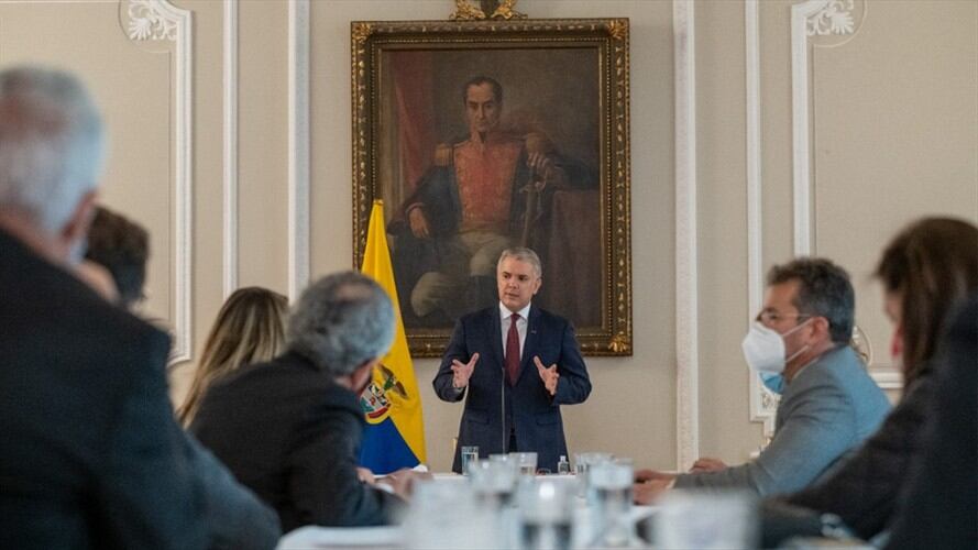 Termina reunión del diálogo nacional con rechazo a la violencia y un respaldo a las instituciones . Foto: Cortesía Presidencia