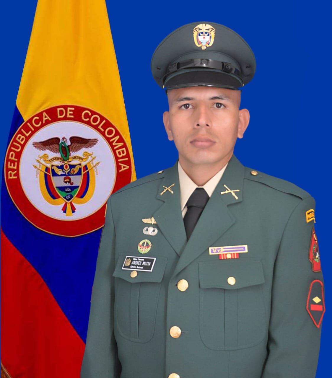 Mauricio Motta Meneses, cabo tercero del Ejército. Foto: Suministrada.