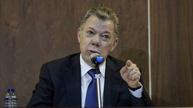 Juan Manuel Santos . Foto: Colprensa-Diego Pineda