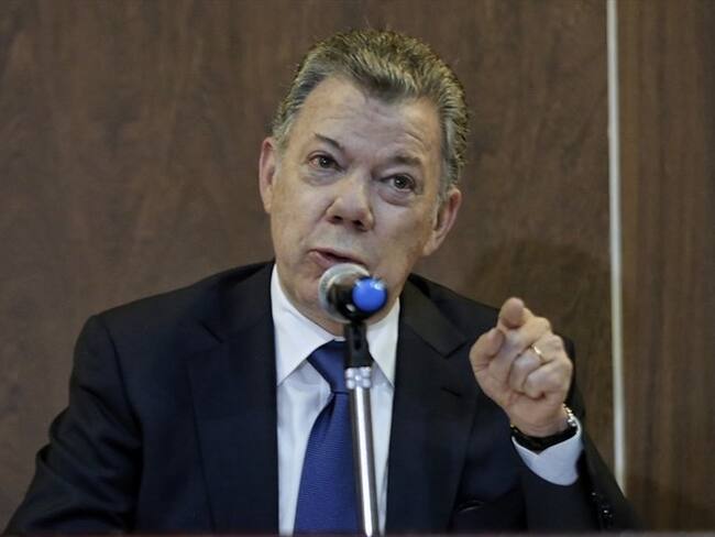 Juan Manuel Santos . Foto: Colprensa-Diego Pineda