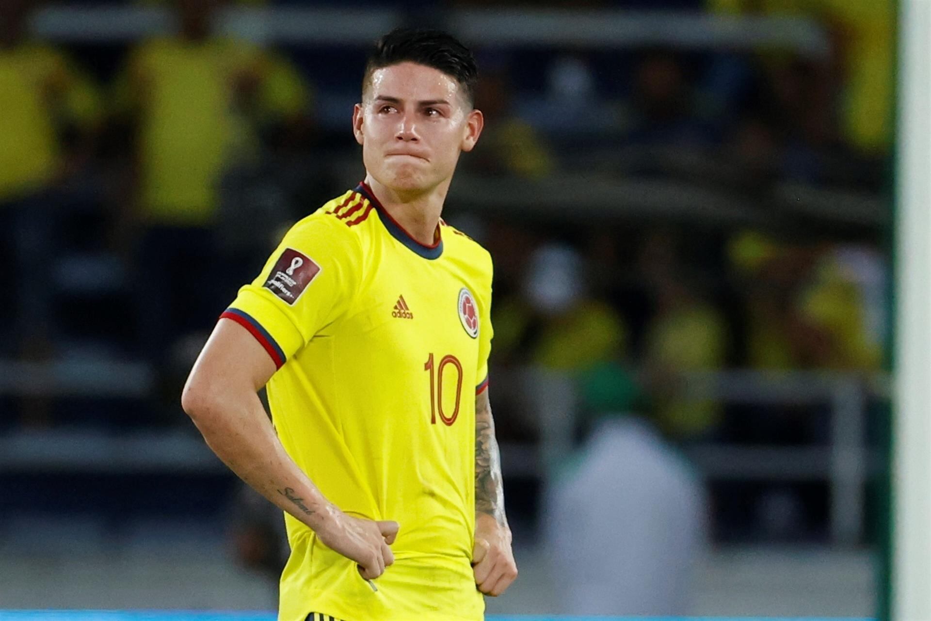 James Rodríguez luego del partido Colombia VS Perú por eliminatorias al mundial Catar 2022