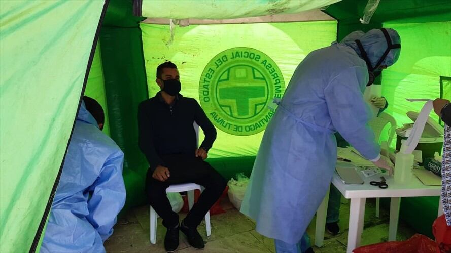 La jornada fue adelantada por la administración municipal con el apoyo de los entes de control, las EPS y la ESE Santiago de Tunja.. Foto: La W