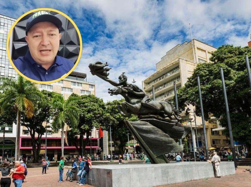 Líder comercial del centro de Pereira amenazado (foto: suministrada) 