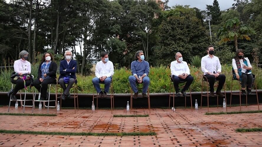 La Coalición de la Esperanza abrió el proceso de inscripción de candidatos al Congreso de la República. Foto: Colprensa / CAMILA DÍAZ