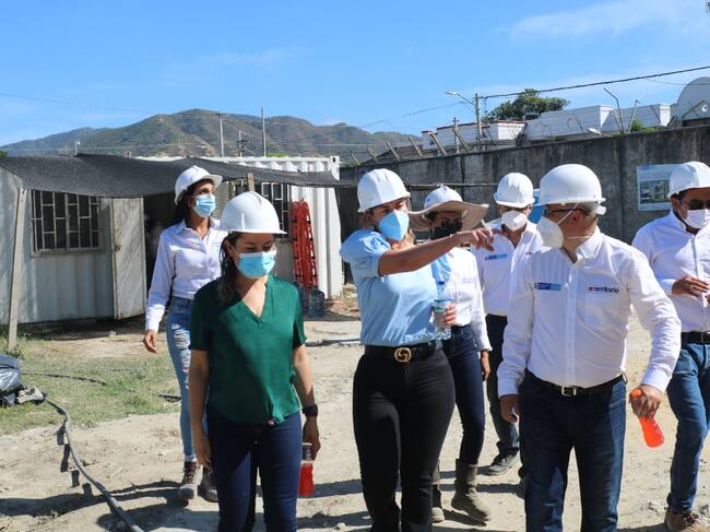Obras de mejoramiento de la cárcel de Santa Marta presentan avance del 58.02%. Foto: Cortesía