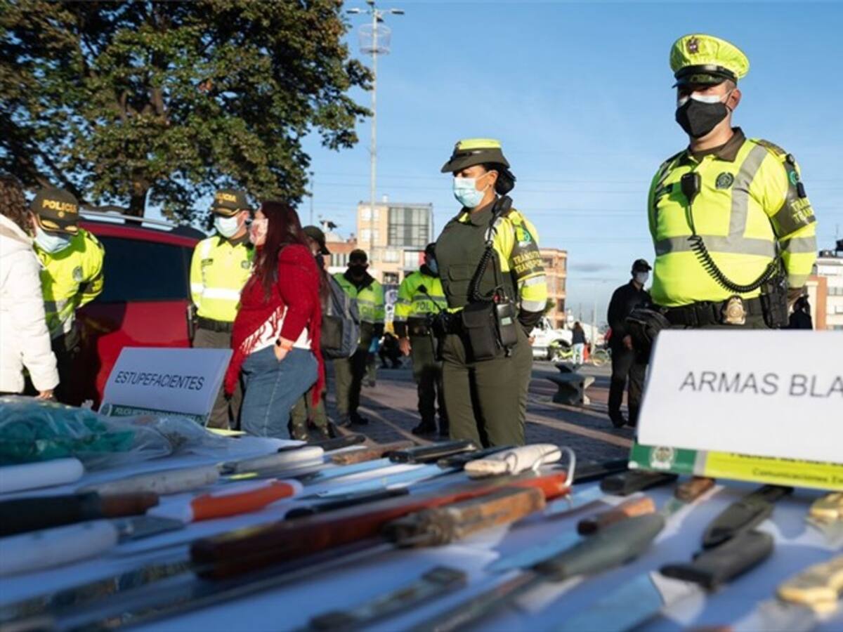 Más de 300 capturas durante el Plan de Intervención y Acompañamiento a Bogotá