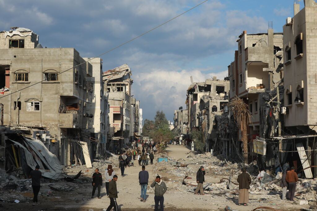 Franja de Gaza. Foto: Moiz Salhi/Anadolu via Getty Images.