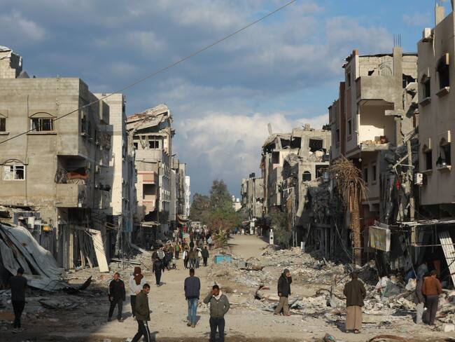 Franja de Gaza. Foto: Moiz Salhi/Anadolu via Getty Images.