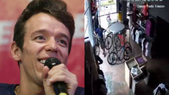 El particular mensaje de Rigoberto Urán a hombre que asaltó su tienda en Cali. Foto: