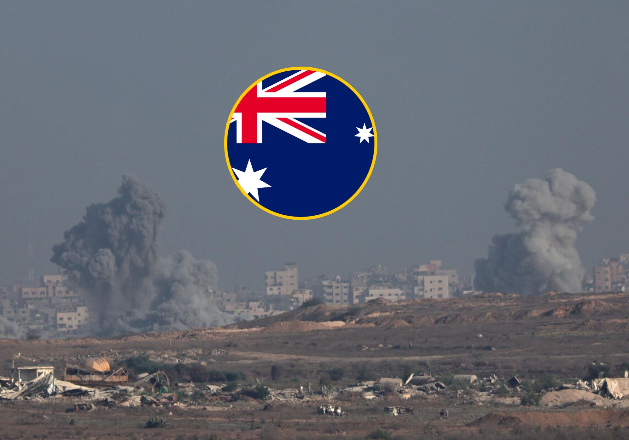 Australia condenó el ataque israelí contra un hospital en Gaza y pide un alto el fuego. Foto: EFE.