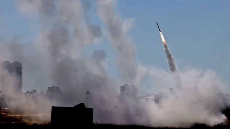 En marzo, el Ministerio de Defensa israelí presentó la nueva versión del sistema de misiles. . Foto: EMMANUEL DUNAND/AFP via Getty Images