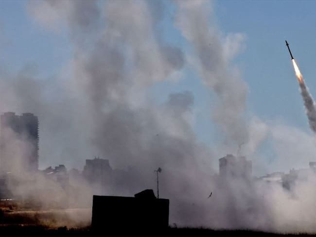 En marzo, el Ministerio de Defensa israelí presentó la nueva versión del sistema de misiles. . Foto: EMMANUEL DUNAND/AFP via Getty Images
