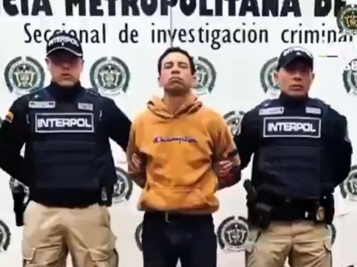 En Tunja, Boyacá, fue capturado alias ‘Rey’, cabecilla del Tren de Aragua